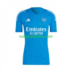 Nogometni Dres Arsenal Golmanski Muški Gostujući 2023-2024 Kratkih Rukava