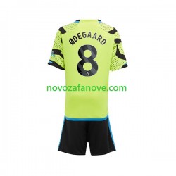 Nogometni Dres Arsenal Odegaard 8 Dječji Gostujući 2023-2024 Kratkih Rukava