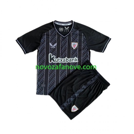 Nogometni Dres Athletic Bilbao Golmanski Dječji Domaći 2023-2024 Kratkih Rukava