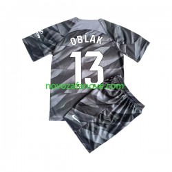 Nogometni Dres Atlético Madrid JAN OBLAK 13 Golmanski Dječji Domaći 2023-2024 Kratkih Rukava