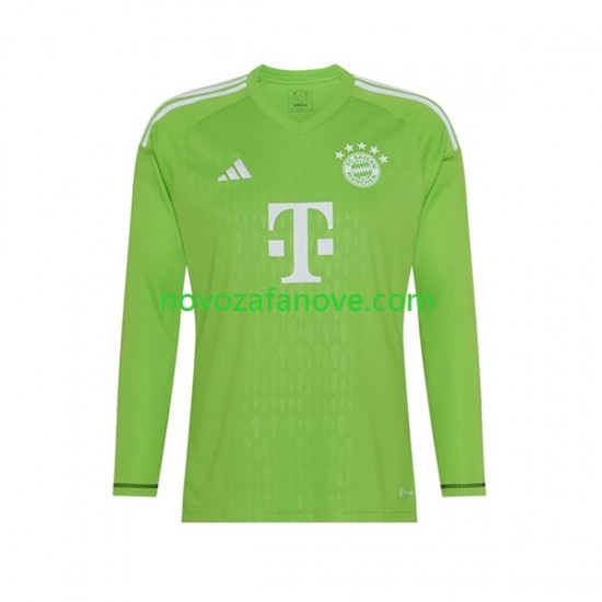 Nogometni Dres FC Bayern München Golmanski Muški Gostujući 2023-2024 Dugim Rukavima