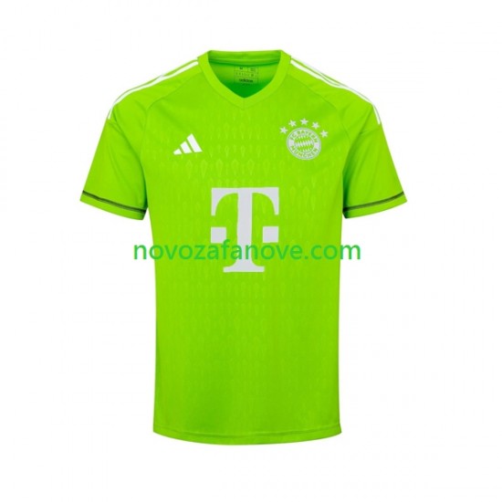 Nogometni Dres FC Bayern München Golmanski Muški Gostujući 2023-2024 Kratkih Rukava