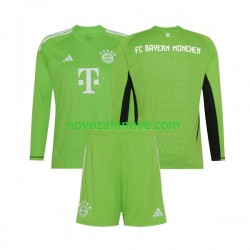 Nogometni Dres FC Bayern München Golmanski Dječji Gostujući 2023-2024 Dugim Rukavima
