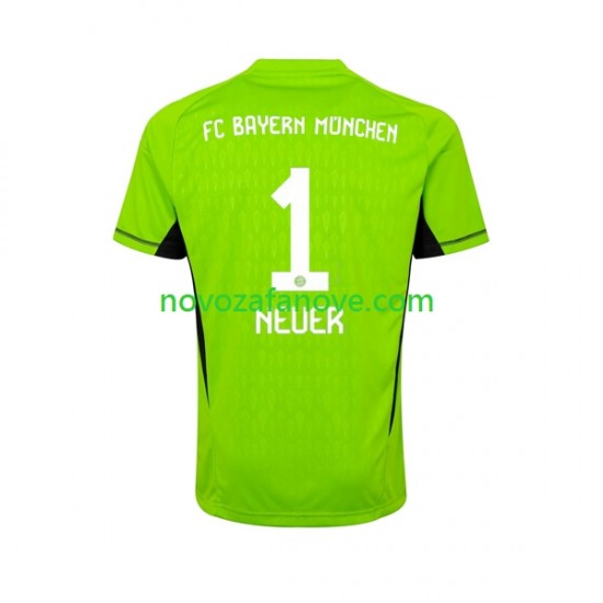 Nogometni Dres FC Bayern München Manuel Neuer 1 Golmanski Muški Gostujući 2023-2024 Kratkih Rukava