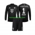 Nogometni Dres FC Bayern München Manuel Neuer 1 Golmanski Dječji Domaći 2023-2024 Dugim Rukavima