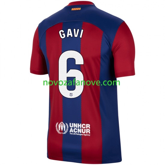 Nogometni Dres FC Barcelona Gavi 6 Muški Domaći 2023-2024 Kratkih Rukava