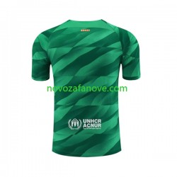 Nogometni Dres FC Barcelona Golmanski Muški Domaći 2023-2024 Kratkih Rukava