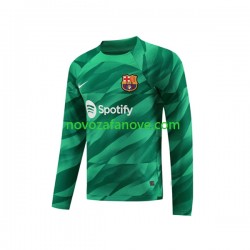 Nogometni Dres FC Barcelona Ter Stegen 1 Golmanski Muški Domaći 2023-2024 Dugim Rukavima
