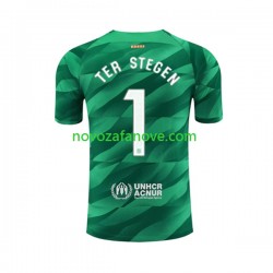 Nogometni Dres FC Barcelona Ter Stegen 1 Golmanski Muški Domaći 2023-2024 Kratkih Rukava