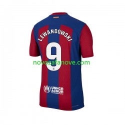 Nogometni Dres FC Barcelona Robert Lewandowski 9 Muški Domaći 2023-2024 Kratkih Rukava