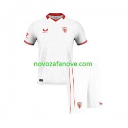 Nogometni Dres Sevilla FC Dječji Domaći 2023-2024 Kratkih Rukava