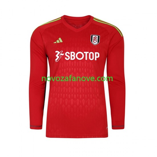 Nogometni Dres Fulham Golmanski Muški Domaći 2023-2024 Dugim Rukavima