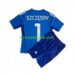 Nogometni Dres Juventus Wojciech Szczesny 1 Golmanski Dječji Domaći 2023-2024 Kratkih Rukava