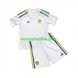 Nogometni Dres Leeds United Dječji Domaći 2023-2024 Kratkih Rukava
