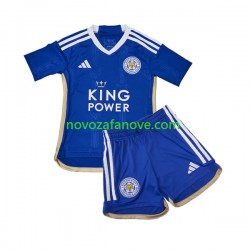 Nogometni Dres Leicester City Dječji Domaći 2023-2024 Kratkih Rukava