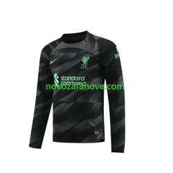 Nogometni Dres Liverpool Golmanski Muški Gostujući 2023-2024 Dugim Rukavima
