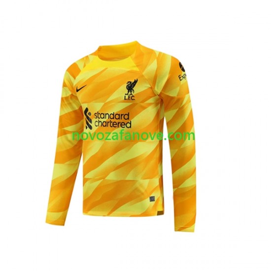 Nogometni Dres Liverpool Golmanski Muški Treći 2023-2024 Dugim Rukavima
