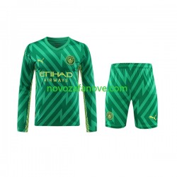 Nogometni Dres Manchester City Golmanski Dječji Domaći 2023-2024 Dugim Rukavima