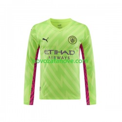 Nogometni Dres Manchester City Golmanski Muški Treći 2023-2024 Dugim Rukavima