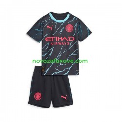 Nogometni Dres Manchester City Dječji Treći 2023-2024 Kratkih Rukava
