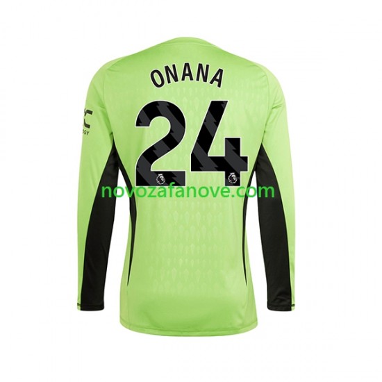 Nogometni Dres Manchester United Andre Onana 24 Golmanski Muški Domaći 2023-2024 Dugim Rukavima
