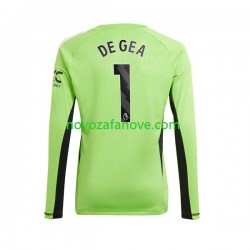 Nogometni Dres Manchester United De Gea 1 Golmanski Muški Domaći 2023-2024 Dugim Rukavima