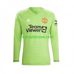 Nogometni Dres Manchester United Golmanski Muški Domaći 2023-2024 Dugim Rukavima