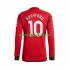 Nogometni Dres Manchester United Marcus Rashford 10 Muški Domaći 2023-2024 Dugim Rukavima