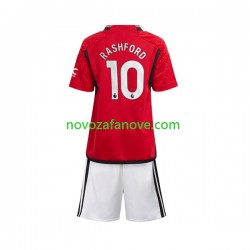 Nogometni Dres Manchester United Marcus Rashford 10 Dječji Domaći 2023-2024 Kratkih Rukava