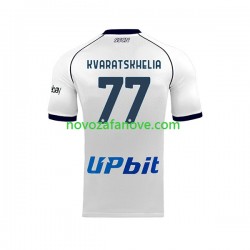 Nogometni Dres Napoli Khvicha Kvaratskhelia 77 Muški Gostujući 2023-2024 Kratkih Rukava