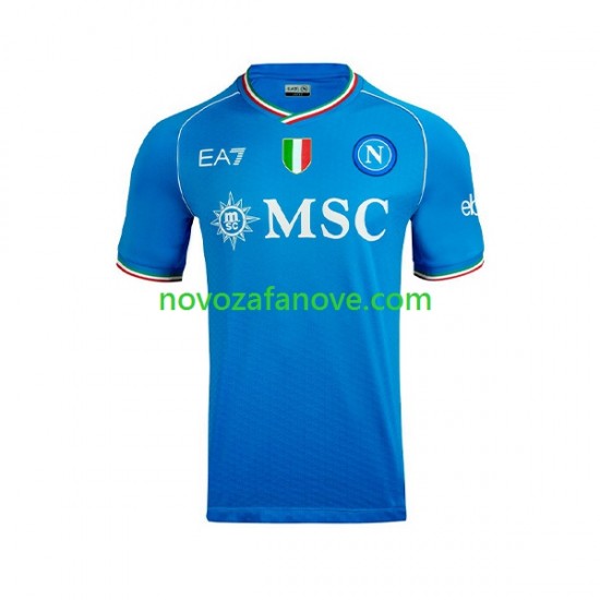 Nogometni Dres Napoli Khvicha Kvaratskhelia 77 Muški Domaći 2023-2024 Kratkih Rukava