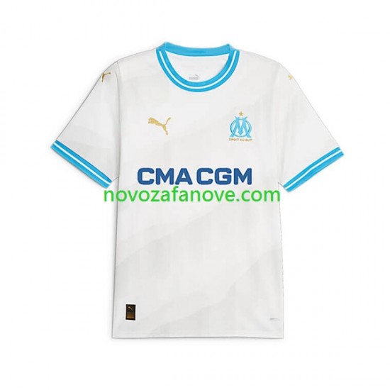 Nogometni Dres Olympique de Marseille Muški Domaći 2023-2024 Kratkih Rukava
