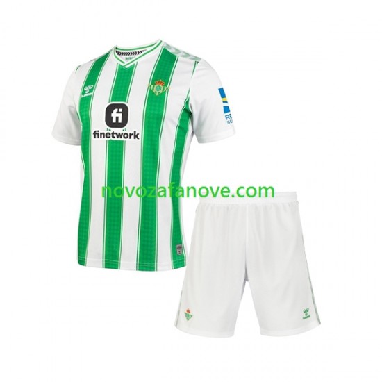 Nogometni Dres Real Betis Dječji Domaći 2023-2024 Kratkih Rukava