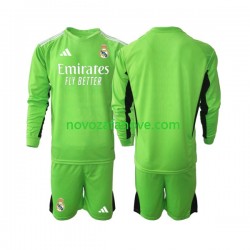 Nogometni Dres Real Madrid Golmanski Dječji Domaći 2023-2024 Dugim Rukavima