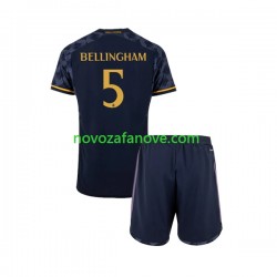 Nogometni Dres Real Madrid Jude Bellingham 5 Dječji Gostujući 2023-2024 Kratkih Rukava