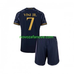Nogometni Dres Real Madrid Vinicius Junior 7 Dječji Gostujući 2023-2024 Kratkih Rukava