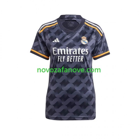 Nogometni Dres Real Madrid Ženska Gostujući 2023-2024 Kratkih Rukava