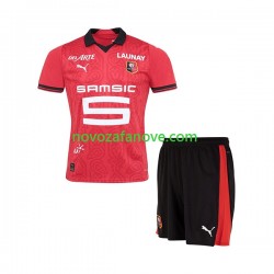 Nogometni Dres Stade Rennais Dječji Domaći 2023-2024 Kratkih Rukava