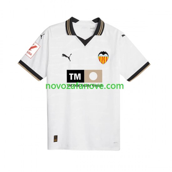 Nogometni Dres Valencia CF Muški Domaći 2023-2024 Kratkih Rukava