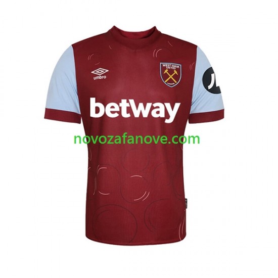 Nogometni Dres West Ham United Muški Domaći 2023-2024 Kratkih Rukava