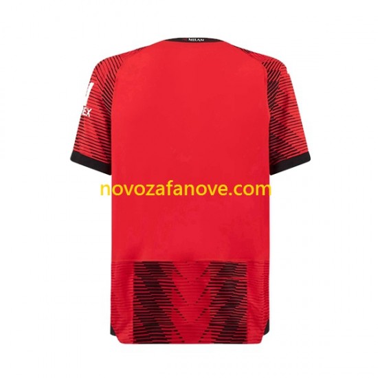 Nogometni Dres AC Milan Muški Domaći 2023-2024 Kratkih Rukava