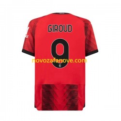 Nogometni Dres AC Milan Olivier Giroud 9 Muški Domaći 2023-2024 Kratkih Rukava