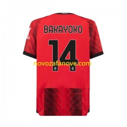 Nogometni Dres AC Milan Tiemoue Bakayoko 14 Muški Domaći 2023-2024 Kratkih Rukava