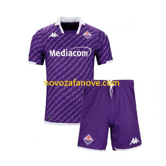 Nogometni Dres ACF Fiorentina Dječji Domaći 2023-2024 Kratkih Rukava