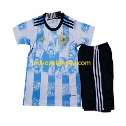 Nogometni Dres Argentina All Stars Dječji Domaći 2023 Kratkih Rukava