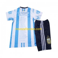 Nogometni Dres Argentina All Stars Dječji Domaći 2023 Kratkih Rukava