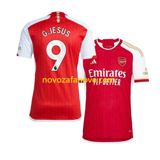 Nogometni Dres Arsenal Gabriel Jesus 9 Muški Domaći 2023-2024 Kratkih Rukava