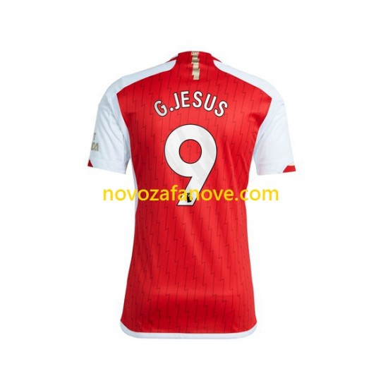 Nogometni Dres Arsenal Gabriel Jesus 9 Muški Domaći 2023-2024 Kratkih Rukava