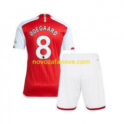 Nogometni Dres Arsenal Martin Odegaard 8 Dječji Domaći 2023-2024 Kratkih Rukava