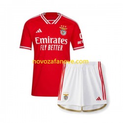 Nogometni Dres Benfica Dječji Domaći 2023-2024 Kratkih Rukava